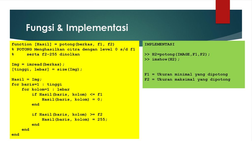 Operasi Pixel Dan Histogram Ppt Download